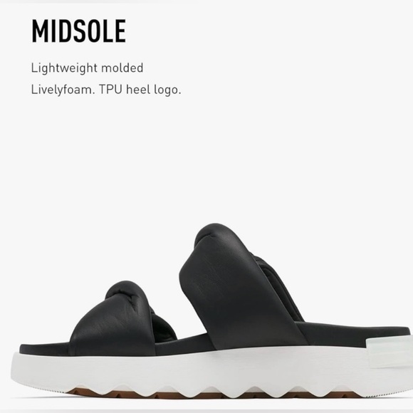 SOREL Viibe Puff Platform Sandal Sz 9.5 - Picture 6 of 6